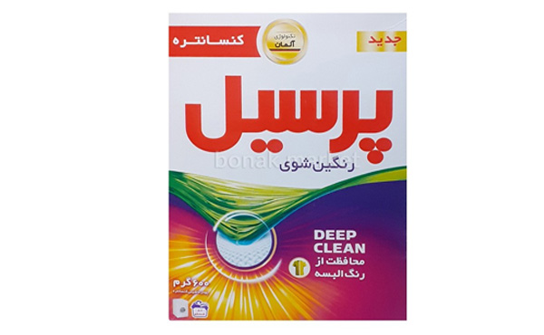 پودر ماشین لباسشویی رنگین شوی پرسیل 600 گرمی